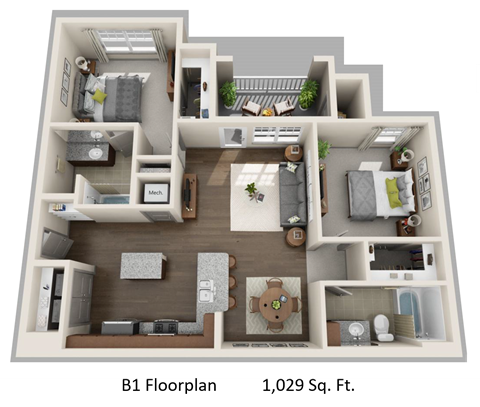 vintage-at-emory-road-b1-floor-plan